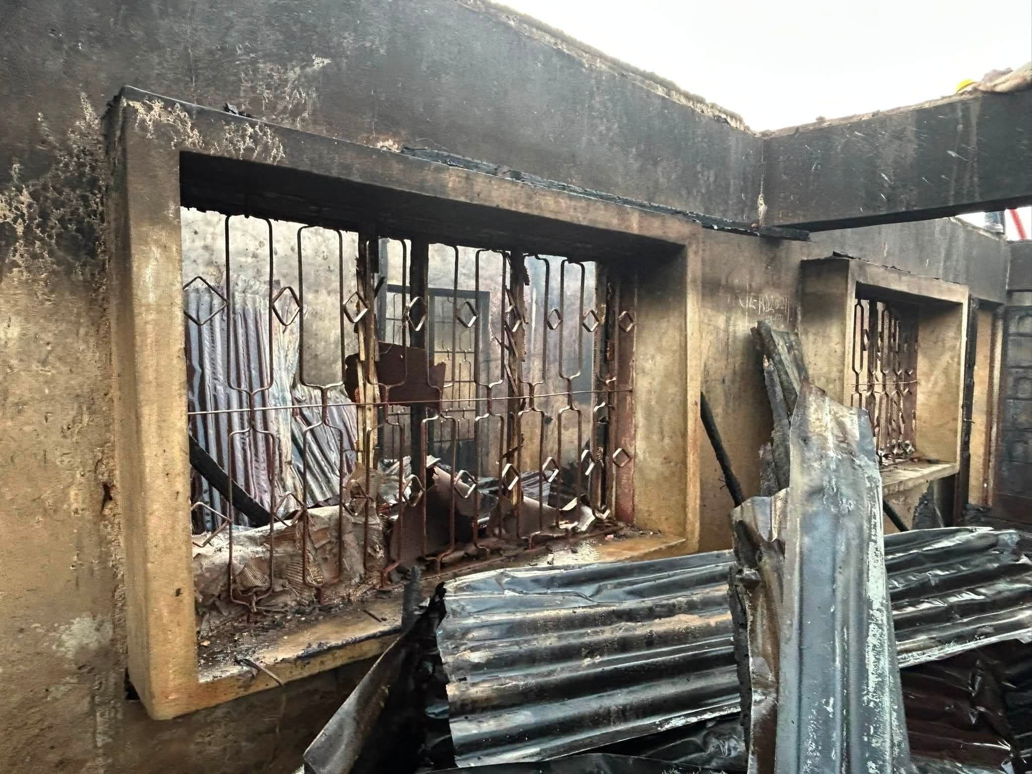 FIRE RAZES HOME IN ANGUWAN DAJI, MINNA