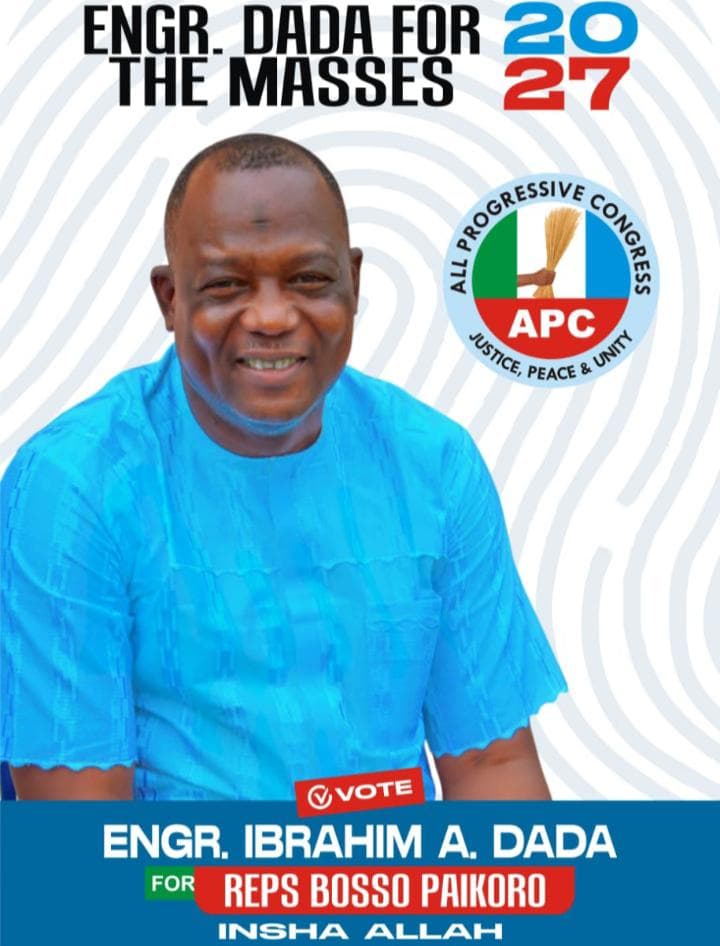 2027: Engr Dada unveils water, roads, healthcare as priorities for Bosso-Paikoro constituency